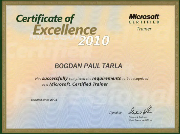 Microsoft Certified Trainer